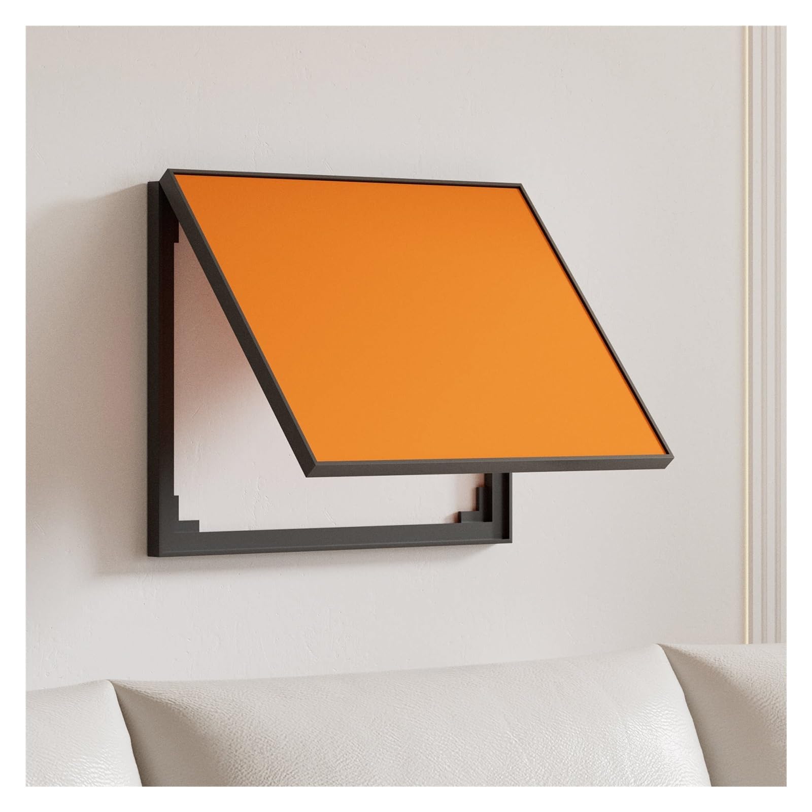 Copertura Decorativa Moderna Per Quadro Elettrico, Pannello Con Interruttore Automatico Nascosto In ABS, Copri Quadro Elettrico Copertura Per Soggiorno, Casa, Ufficio(Black4,45x35cm/17.7x13. in)