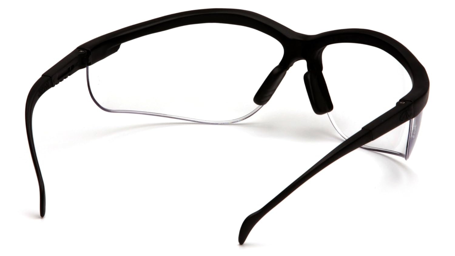 Pyramex Safety Products Venture II Safety Glasses, Black Frame with Clear Lens SSB1810S 1Box/12Each
