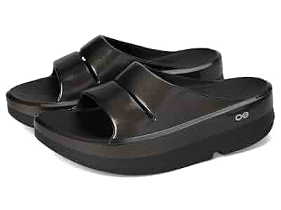 Amazon.com | OOFOS Women's Oomega Ooahh Stacked Slide Sandal
