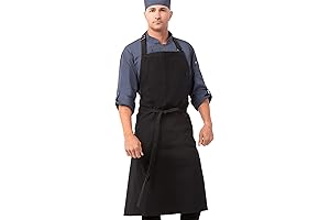Unisex Rockford Chefs Bib Apron: Durable Apron for Maximum Protection and Comfort