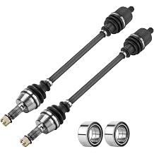 Front CV Axle Shaft with Wheel Bearing for Polaris Ranger 900 XP/Crew 2013-2019, Ranger 1000 /XP 1000 2014-2020 Non High Lifter, Drive Half Shaft for 1332637-2 Set Left & Right