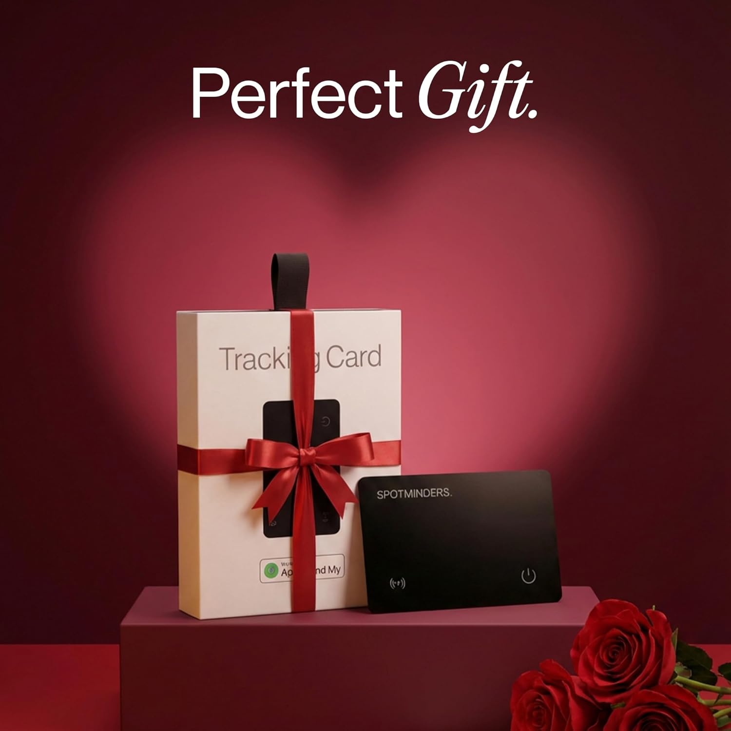 SPOTMINDERS Apple MFi Certified Wallet Tracker Works With Apple Find My Tracking Card for Wallet Card Rechargeable IP68 Waterproof 0.07in Slim iPhone Item Finder for Luggage Tags Purse Gifts for Women - Image 2