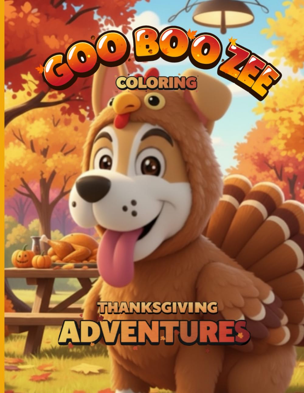 GOO BOO ZEE Coloring Thanksgiving Adventures (COLORING BOOK GOO BOO ZEE ADVENTURES)