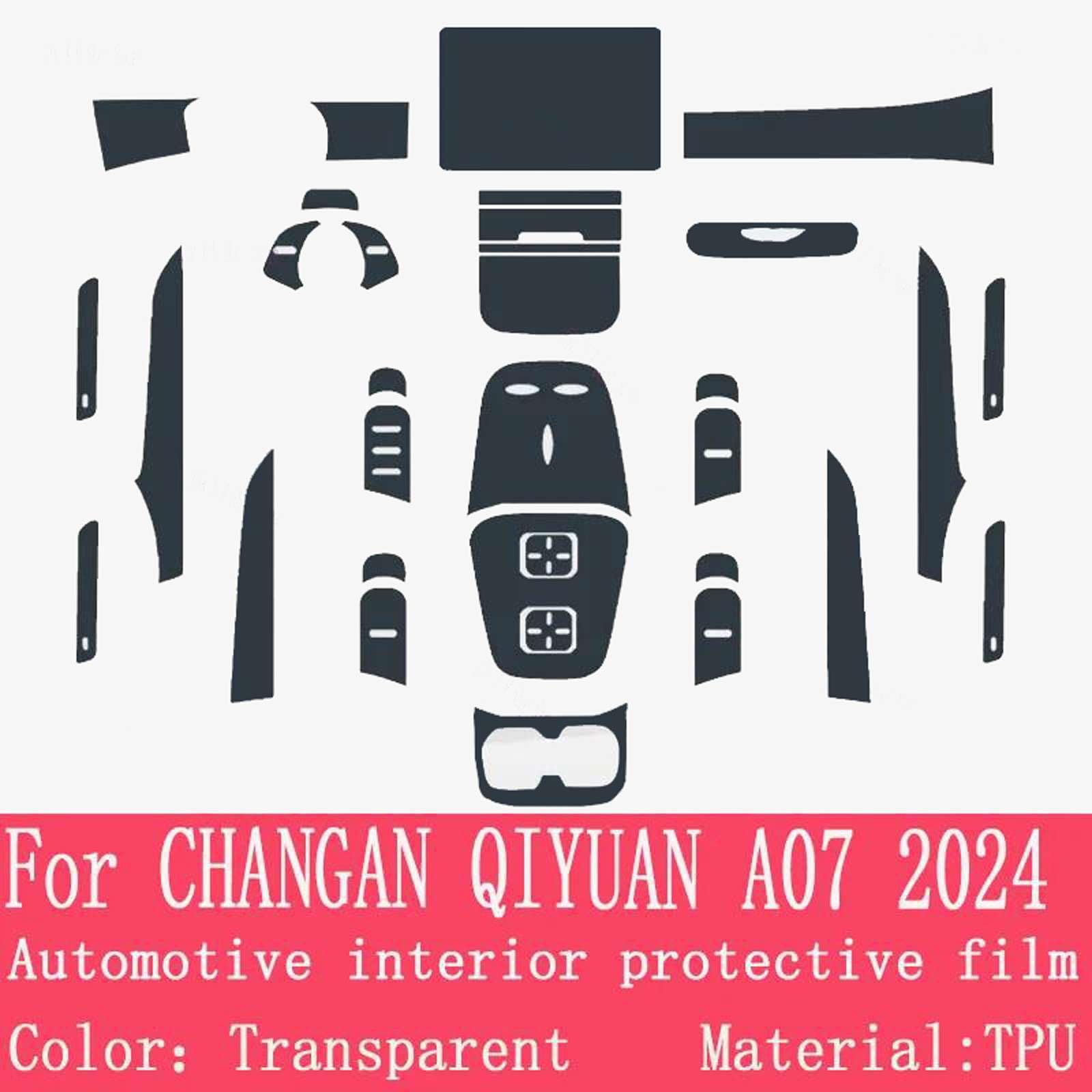 Película Protectora de TPU Transparente específica para CHANGAN QIYUAN A07 (2024)
