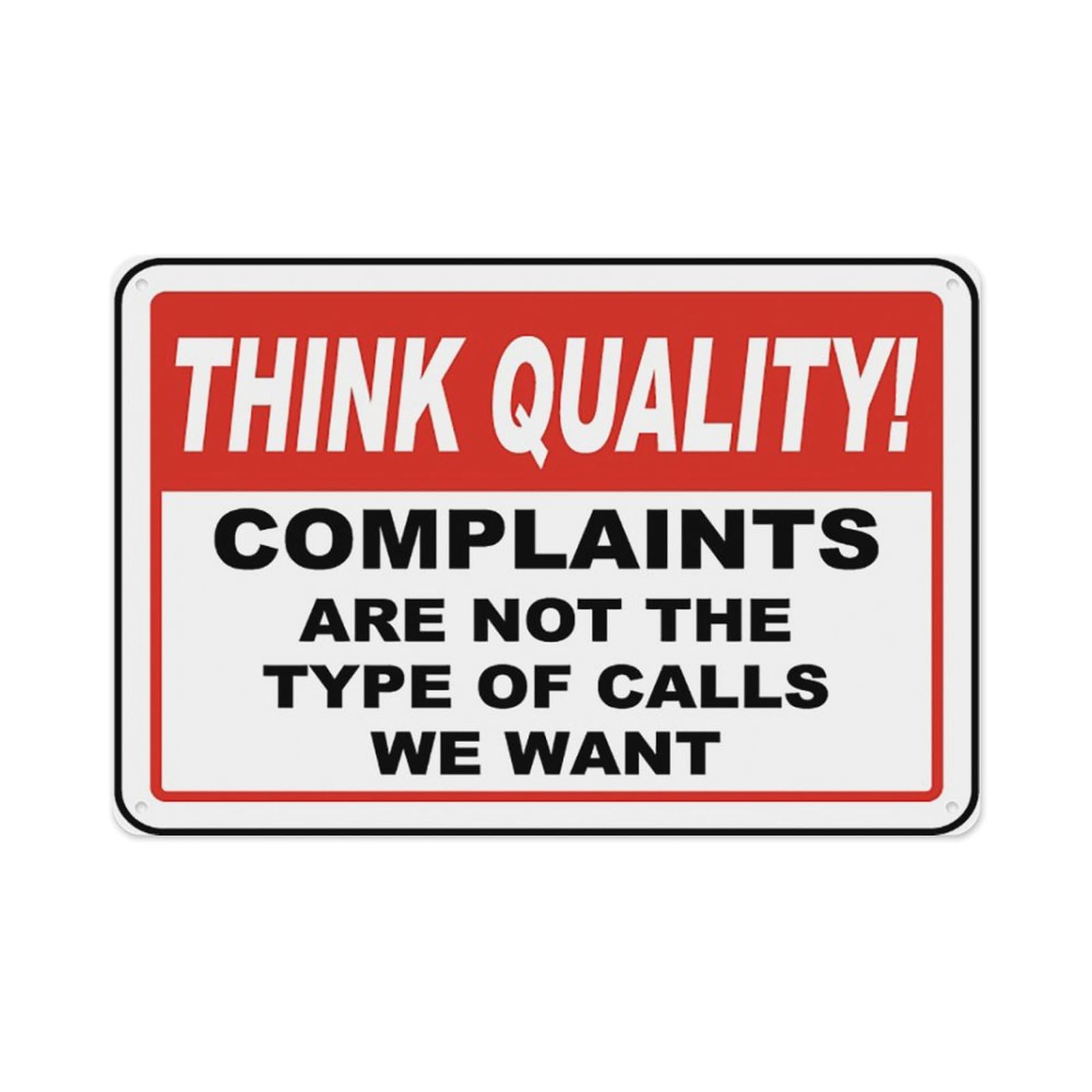 peiyeety Not The Type Of Calls We Want Sign Aluminum Tin Warning Signs For Home Outdoor Garden 8X12 Inches