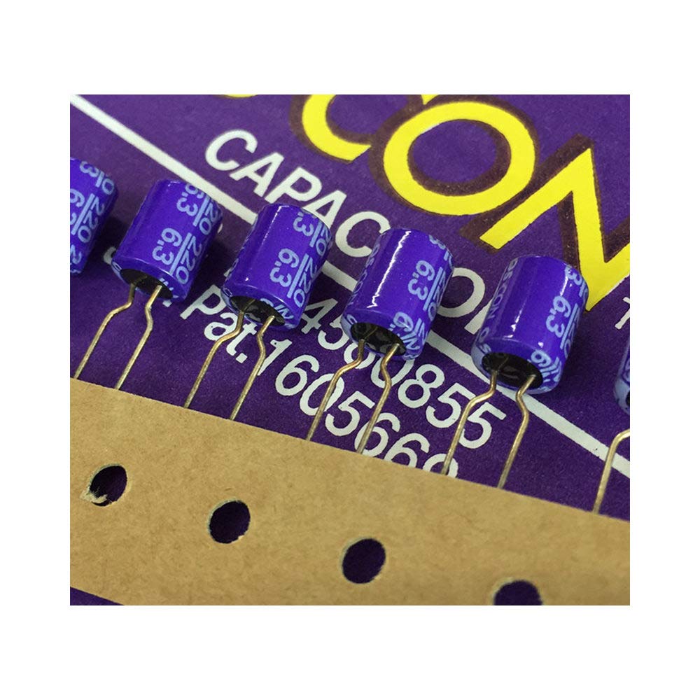 10 Stück Marcon Elkos 220 µF / 25 V - Radial (M0852