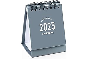Small Desk Calendar for 2024-2025: July 2024 - December 2025