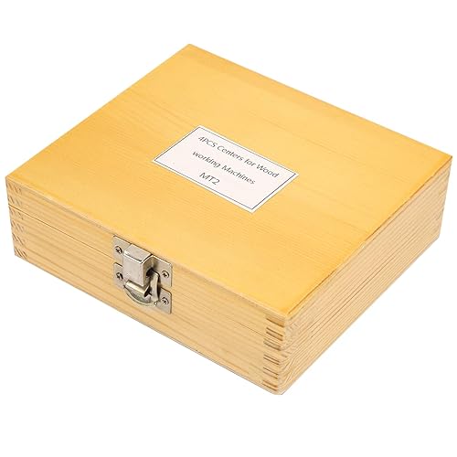 Miniatura 8 de MT1MT2 Juego de centro de torno de madera, 4 piezas, juego de vasos de estímulo de torno de madera, juego central de taza de torno de torneado de