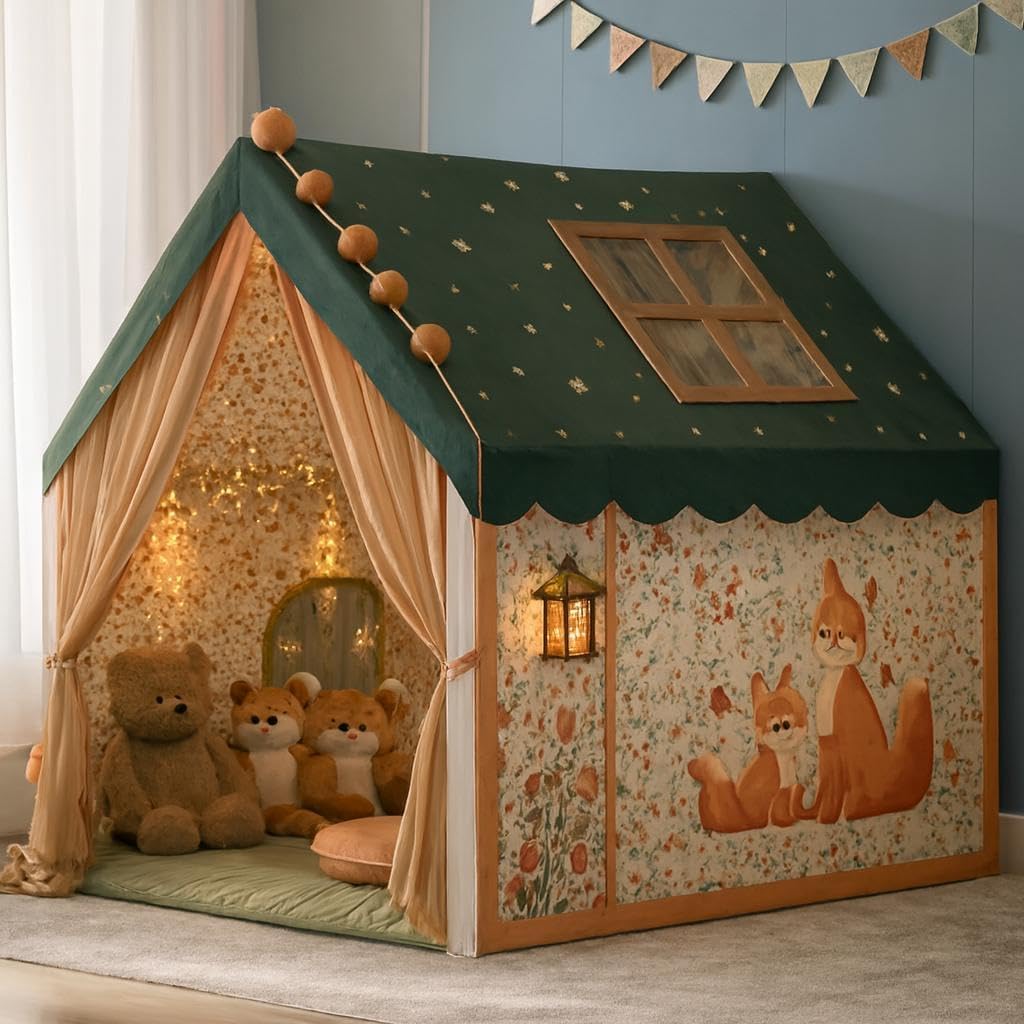 Kids Play Tent House - Colorful & Foldable! -1