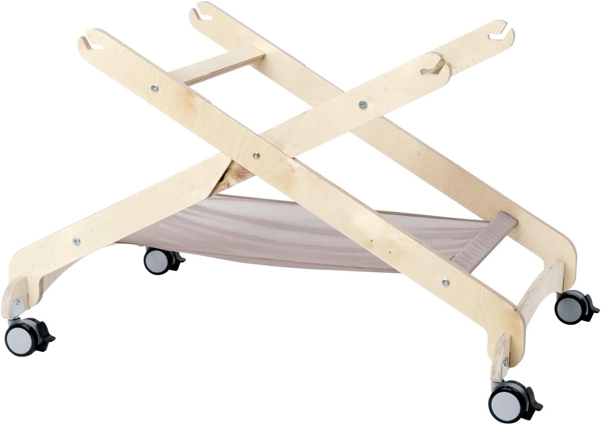 Supporto Pieghevole Per Culla In Legno Di Faggio - Naturale, Sicuro, Conforme BS EN 1466:2014 - Foto 12