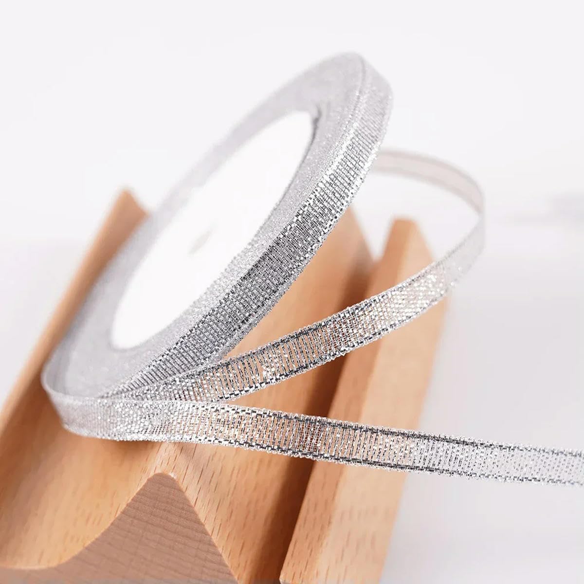 CIVIOOH 22 meters/roll 6mm Ribbon DIY Bow Crafts Gift Wrapping Bouquets Party Decor Ribbons