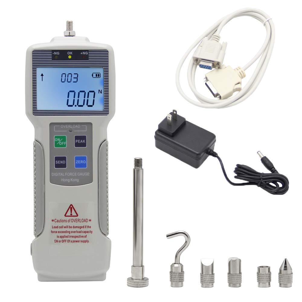 BAOSHISHAN Digital Force Gauge Push Pull Gauge Tester (20Kgf/45Lbf/200N