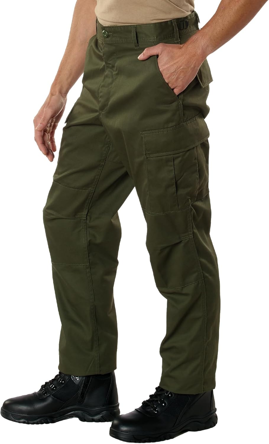 Rothco Relaxed Fit Zipper Fly Tactical BDU Pants – Cargo Hiking EDC Work Uniform - Image 2