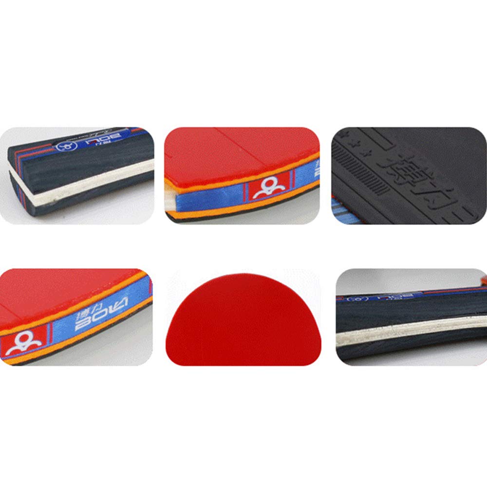 AKT Sofortiges Tischtennisball Set - Umfassen 1 x Einziehbares Netz / 4 x Schläger / 8 x Bälle zum Kinder Erwachsene Indoor Outdoor Spiel Passt Schule, Zuhause, Sportverein, Büro überall