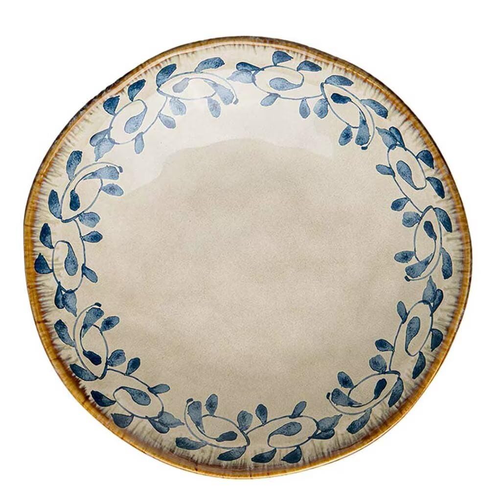 Cuenco de ceic irregular de 920 ml, plato profundo para uso doméstico, cocido a alta temperatura, plato de servir Ele para ensalada, pasta y postres