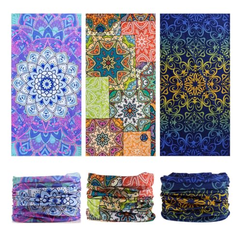Image of VANCROWN Headband Neck Gaiter Head Wrap Headwear Face Mask Magic Scarf Bandana for Men and Women