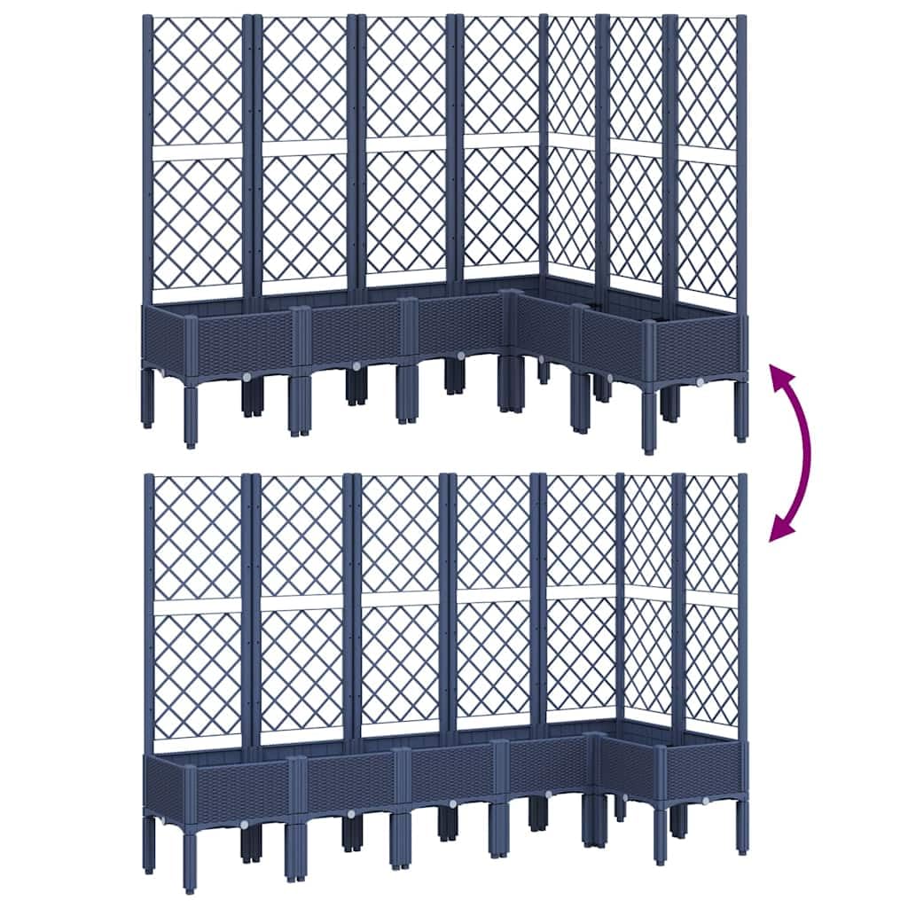 vidaXL Garden Planter with Trellis - Image 4