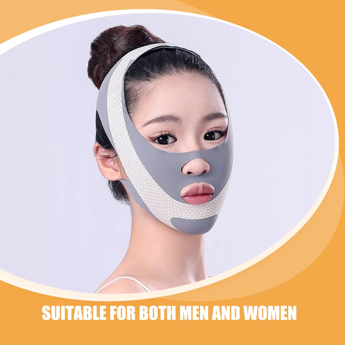 Beavorty Face Mask for Double Chin Reduction Face Sculpting Tool with Massage Function for Tightening and Lifting Facial Contours Unisex Jaw Lifting for All Skin Types - Image 3