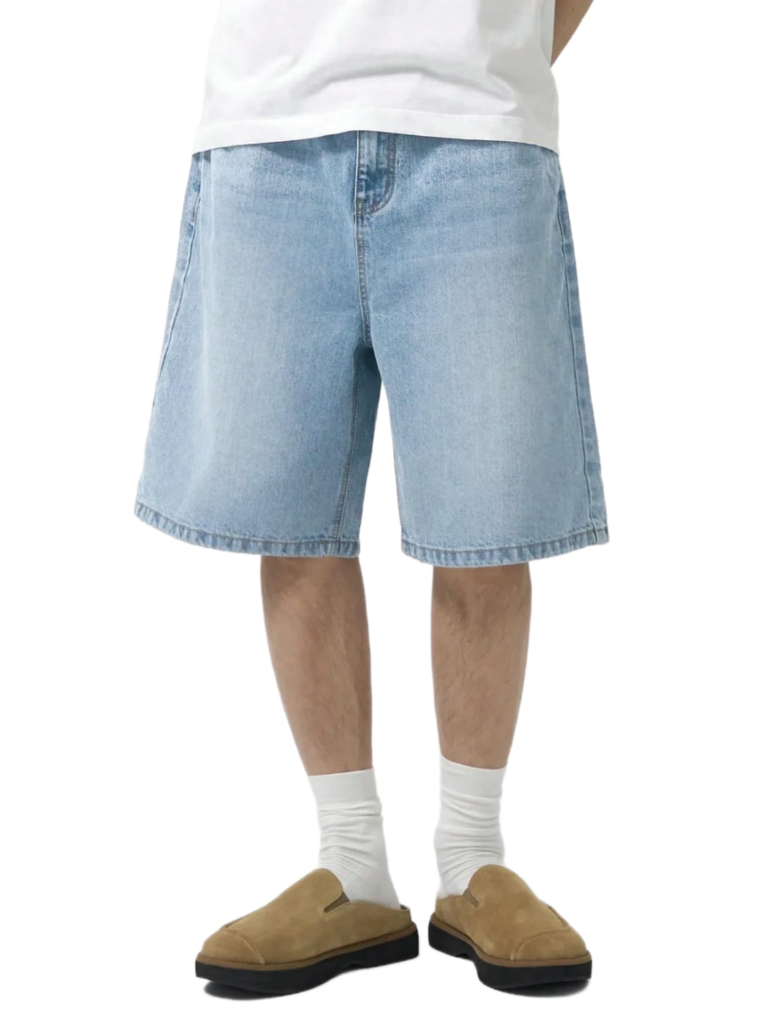 LuminBlaze Baggy Jean Shorts