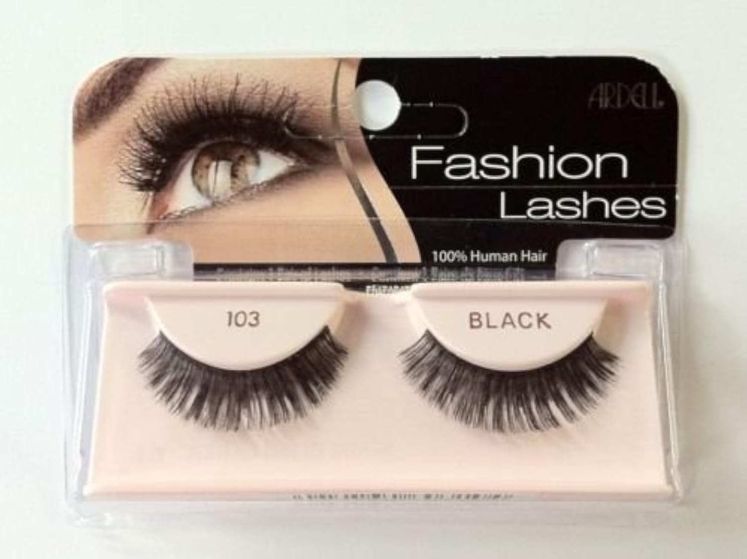 Best Quality** Ardell Fashion Eye Lashes 100% Human Hair** No 103 Black **Best Seller