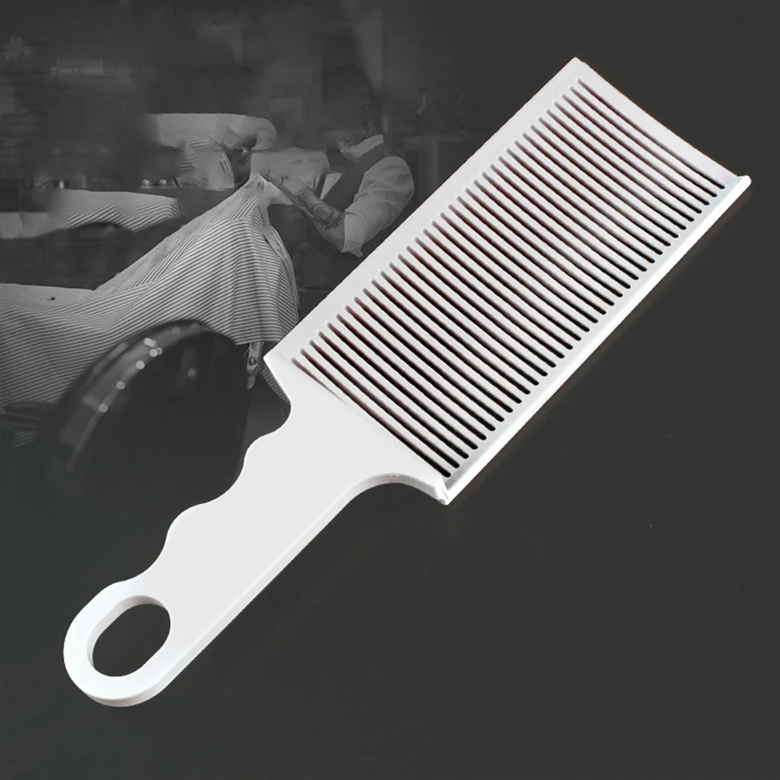 Peigne de barbier professionnel de coupe de cheveux dessus plat hommes