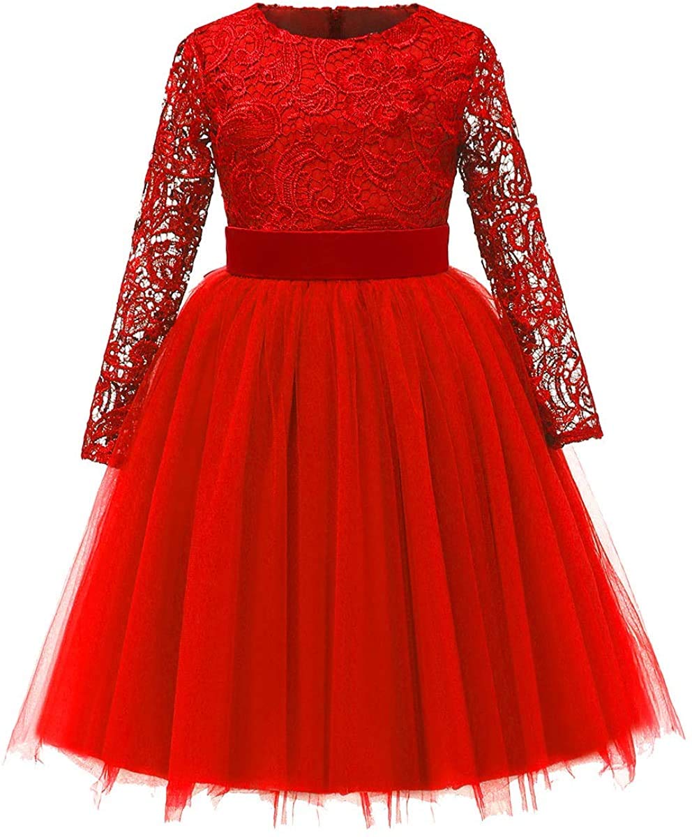 Tashvika'sGirl's Full Sleeve Frock Dress