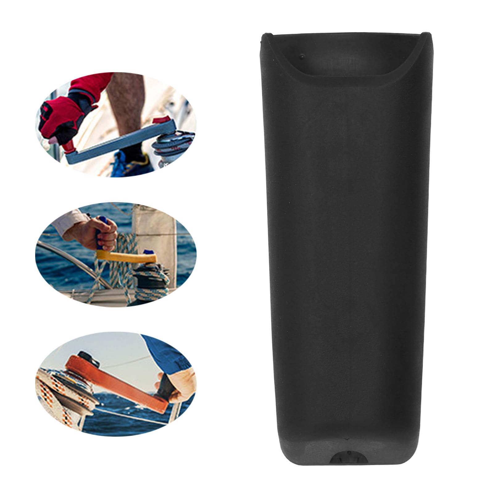 Fockety Supporto per Maniglia del verricello, Tasca per Maniglia del verricello per Una Maniglia del verricello Standard o con Blocco, Supporto per Coltello Pesca autodrenante in PVC