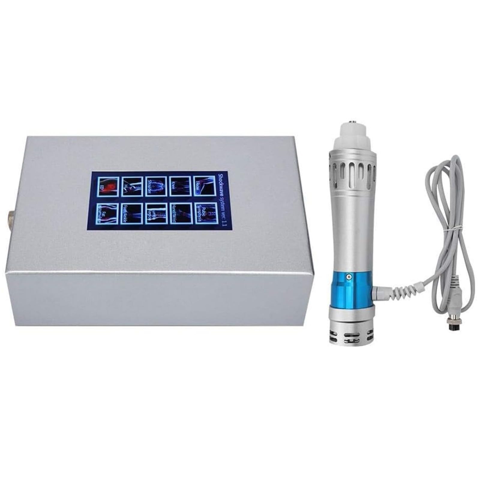 Pistola De Masaje Muscular, ED Máquina Electromagnética De Ondas De Choque Extracorpóreas Masajeador De Músculos Profundos Profesional Para Dolor De Rigidez Muscular Dolorosa