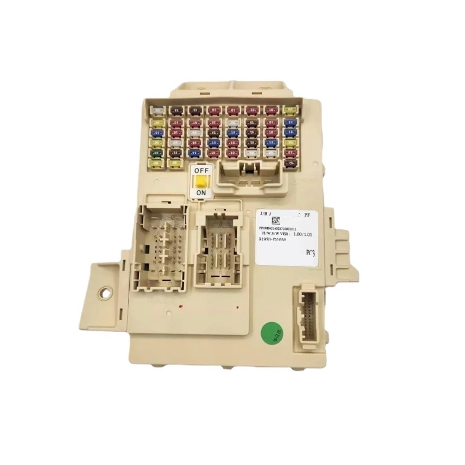 Boîtier fusible intérieur module contrôle électronique auto