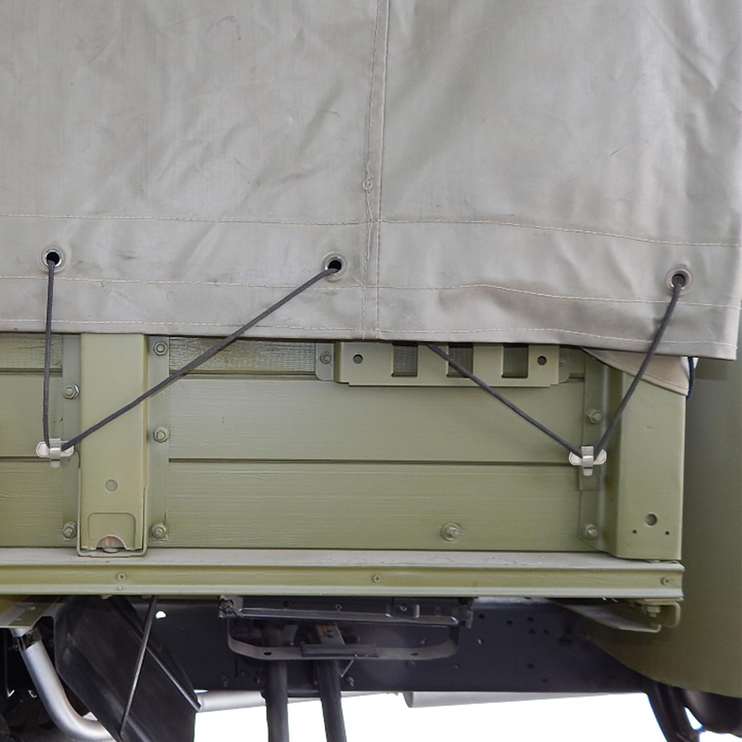 PARFCO Planenhaken Set - 20 Stück Edelstahl Haken Mit Dekokappen Für Plane, Netz & Wand