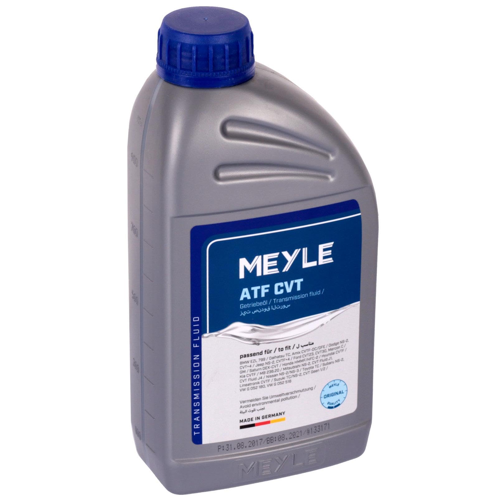 Getriebe Filter+Meyle Cvt Öl | 116 011 (ab Getriebe-Nr.: 26058)+Meyle Cvt ATF Öl für Multitronic 2 0AW für A4 B8 A5 A6 C7 A7 4G