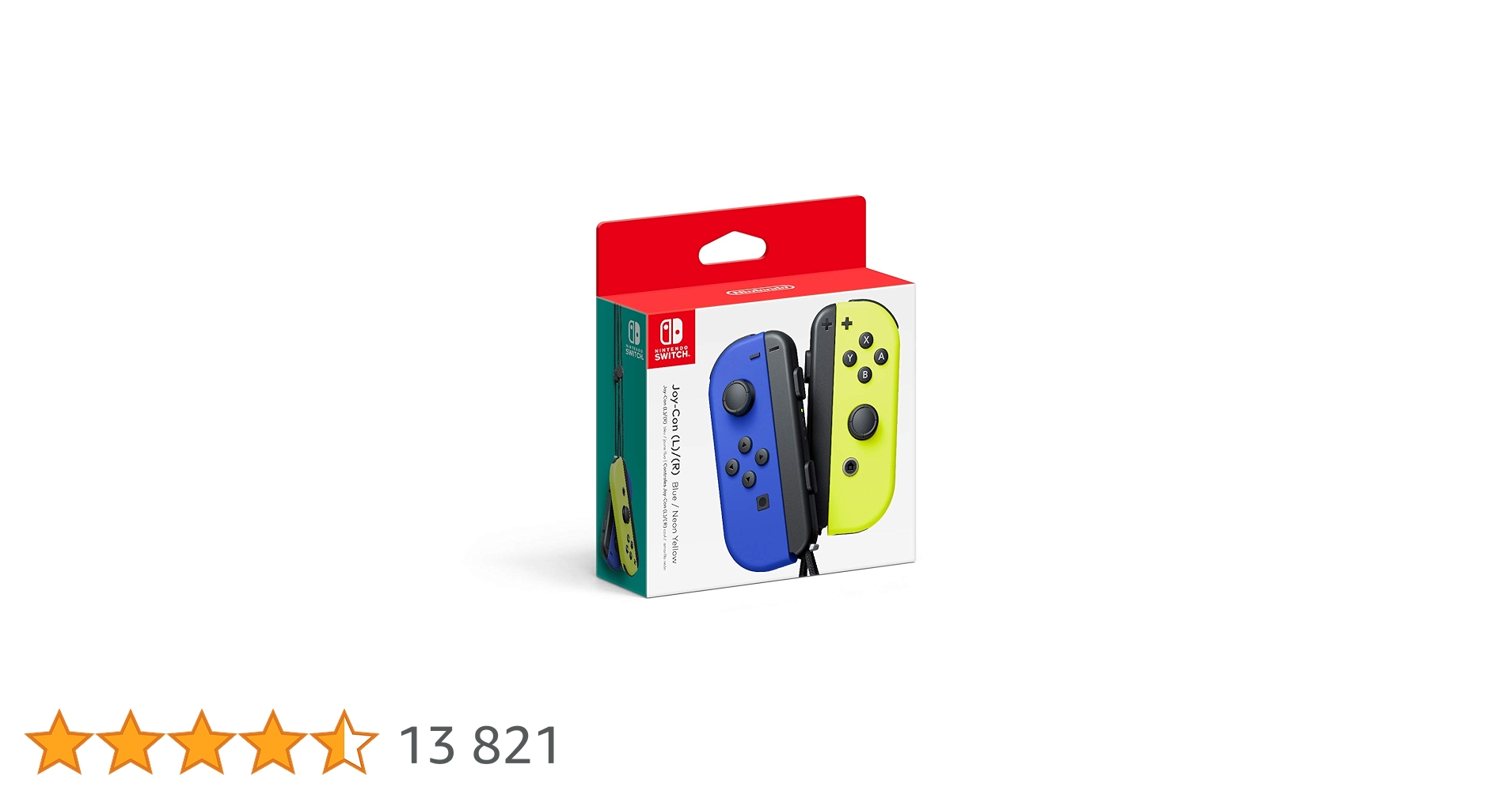 Nintendo Joy-Con (L)/(R) - niebieski/neonowy żółty