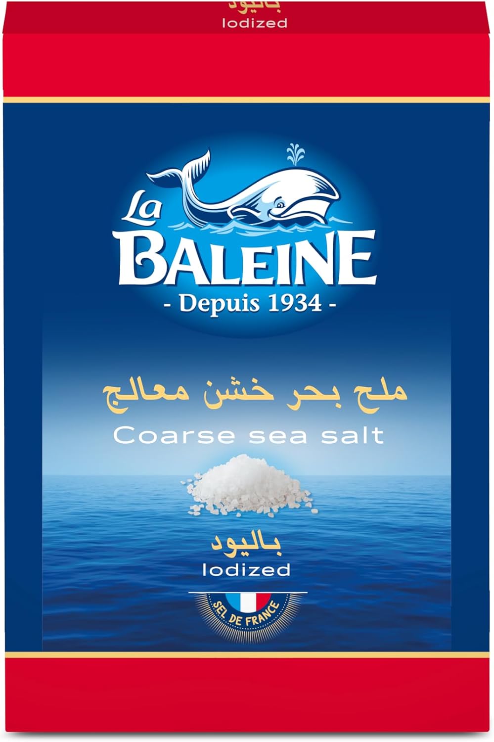 La Baleine Cardboard Box Coarse Sea Salt 1 kg Amazon.ae Grocery