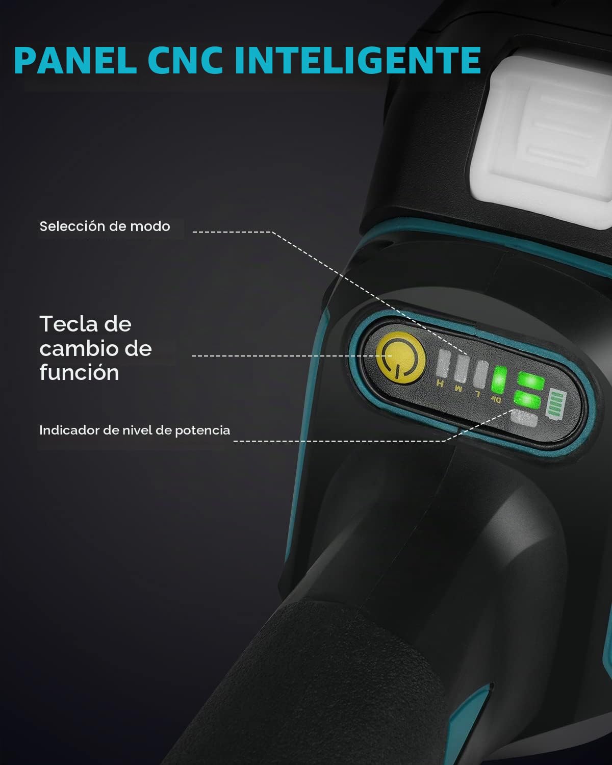 LabTEC Amoladora Angular, 800W, Amoladora Angular con Cable y Cuchillas con 2 Packs 18V 5500mAh Batería y Cargador para Cortar, Esmerilar, Pulir y Afilar