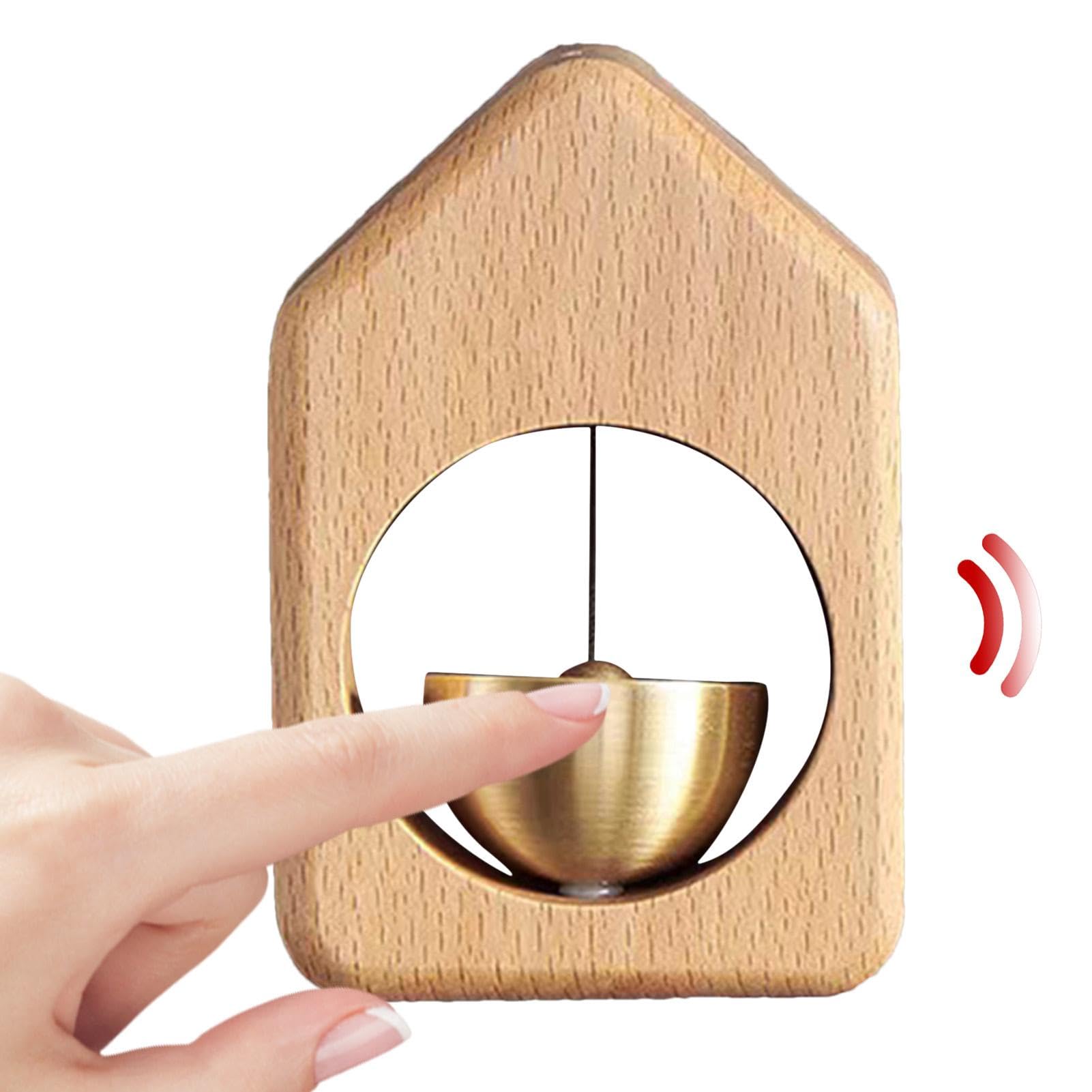 Campanello Magnetico Per Porta In Legno - 2 Pezzi, Suono Piacevole, Adesivo O Magnetico - Foto 4