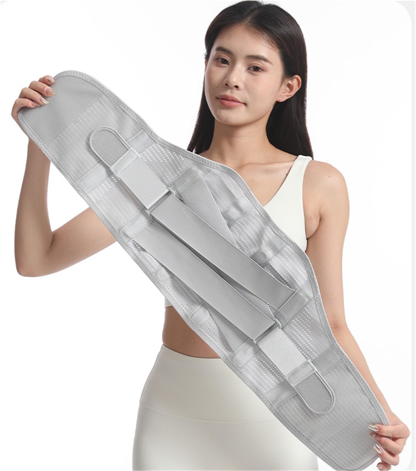 Genérico Cinturón De Soporte Lumbar Ajustable Transversalmente | Ligera (G XXL)