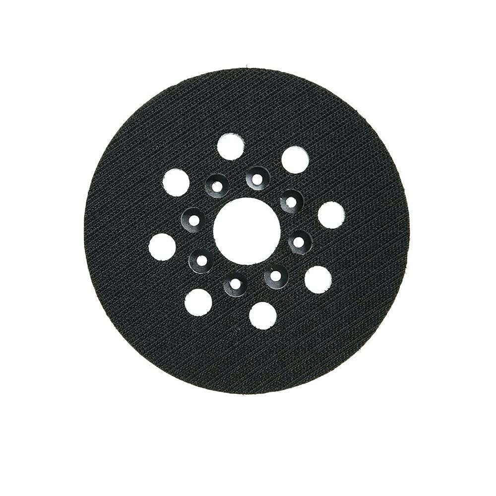 Trade-Shop - Juego de 5 placas de lija con cierre autoadherente, 125 mm de diámetro, 8 agujeros para lijadora orbital Bosch Skil