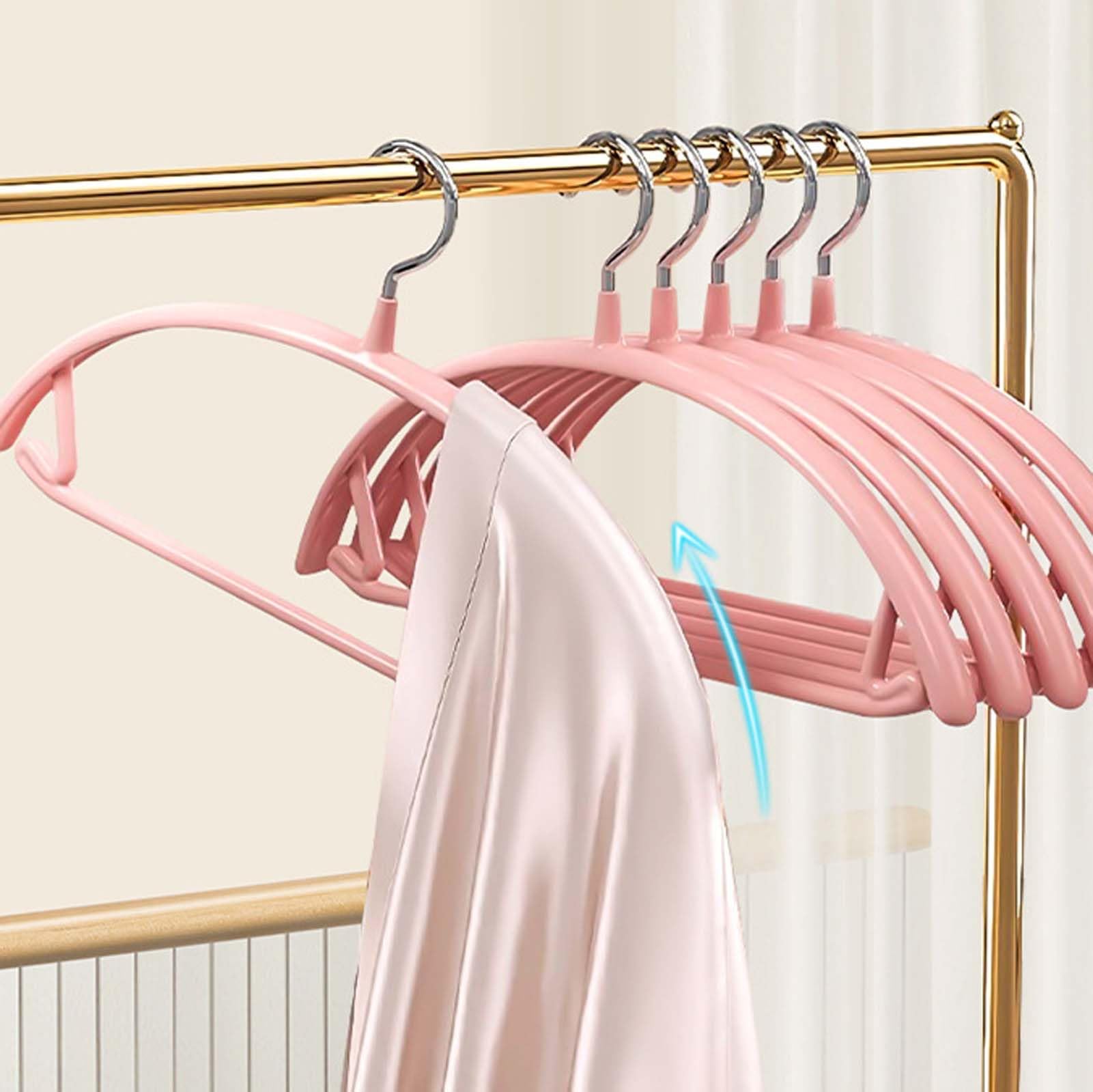 Rutschfeste Edelstahl-Hacken für Anzüge, Hemden und Hosen, platzsparend, schlankes Design, Schranknizern für maximale Sto-Effizienz