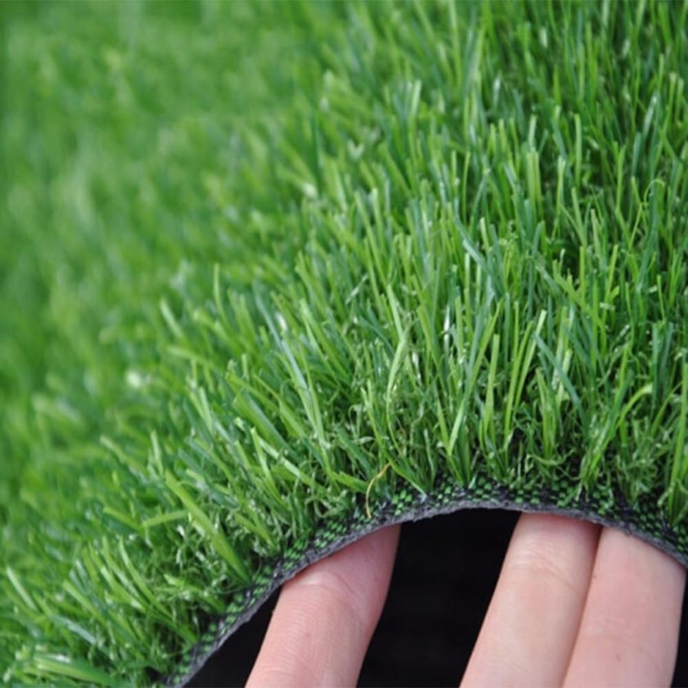 Questo Tappeto in Erba Artificiale per Giardino, Tappeto in Erba Artificiale, passatoia in Erba Artificiale 3x3 m, 3x4 m, Erba Finta per Esterni, Tappeto Realistico dall'aspetto di Prato Fin