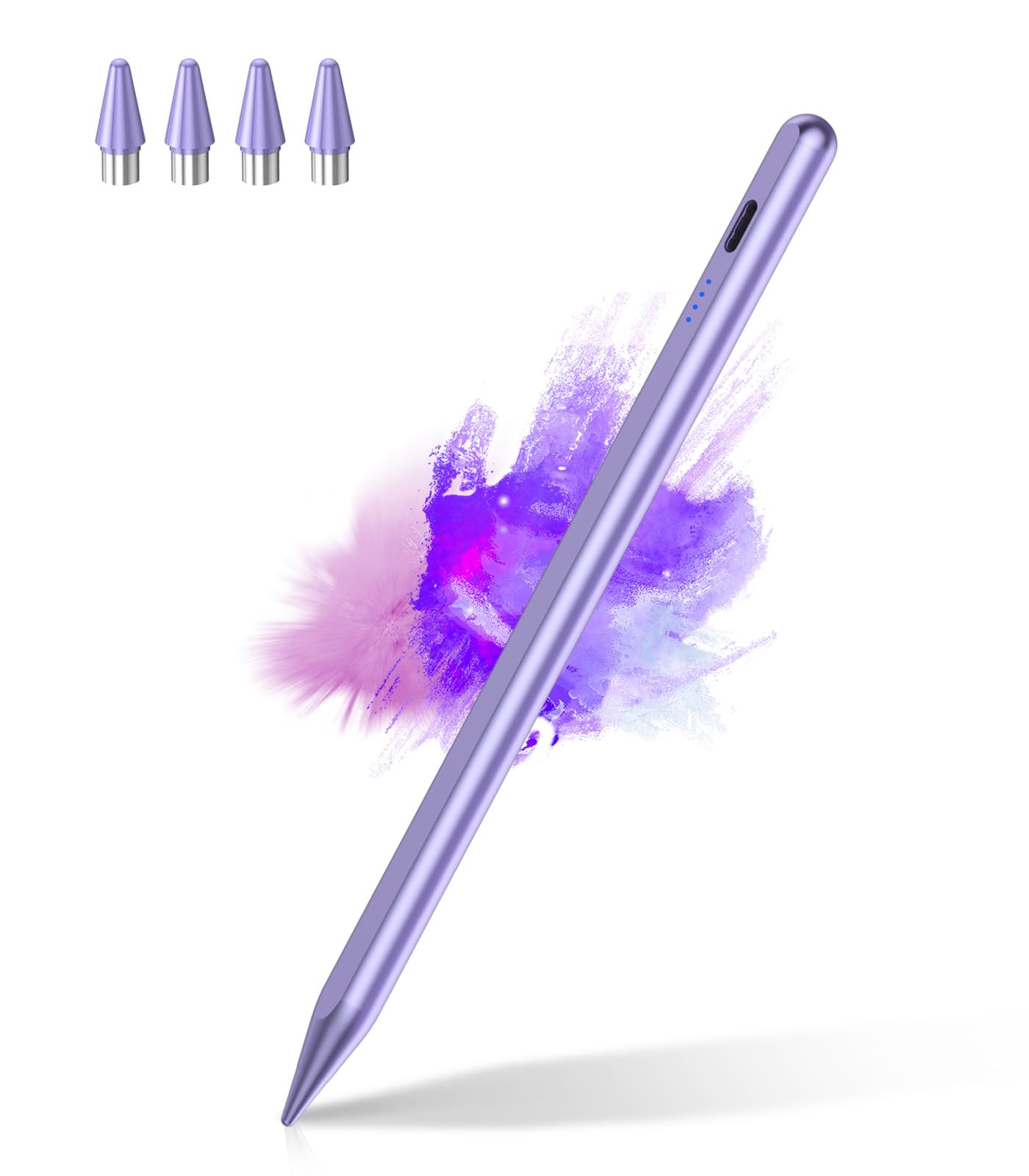 CMARS Lápiz capacitivo para pantalla táctil, lápiz digital universal para iPad, iPhone, Samsung, Huawei, Xiaomi, Android y más dispositivos, recargable, lápiz digital con función magnética, color