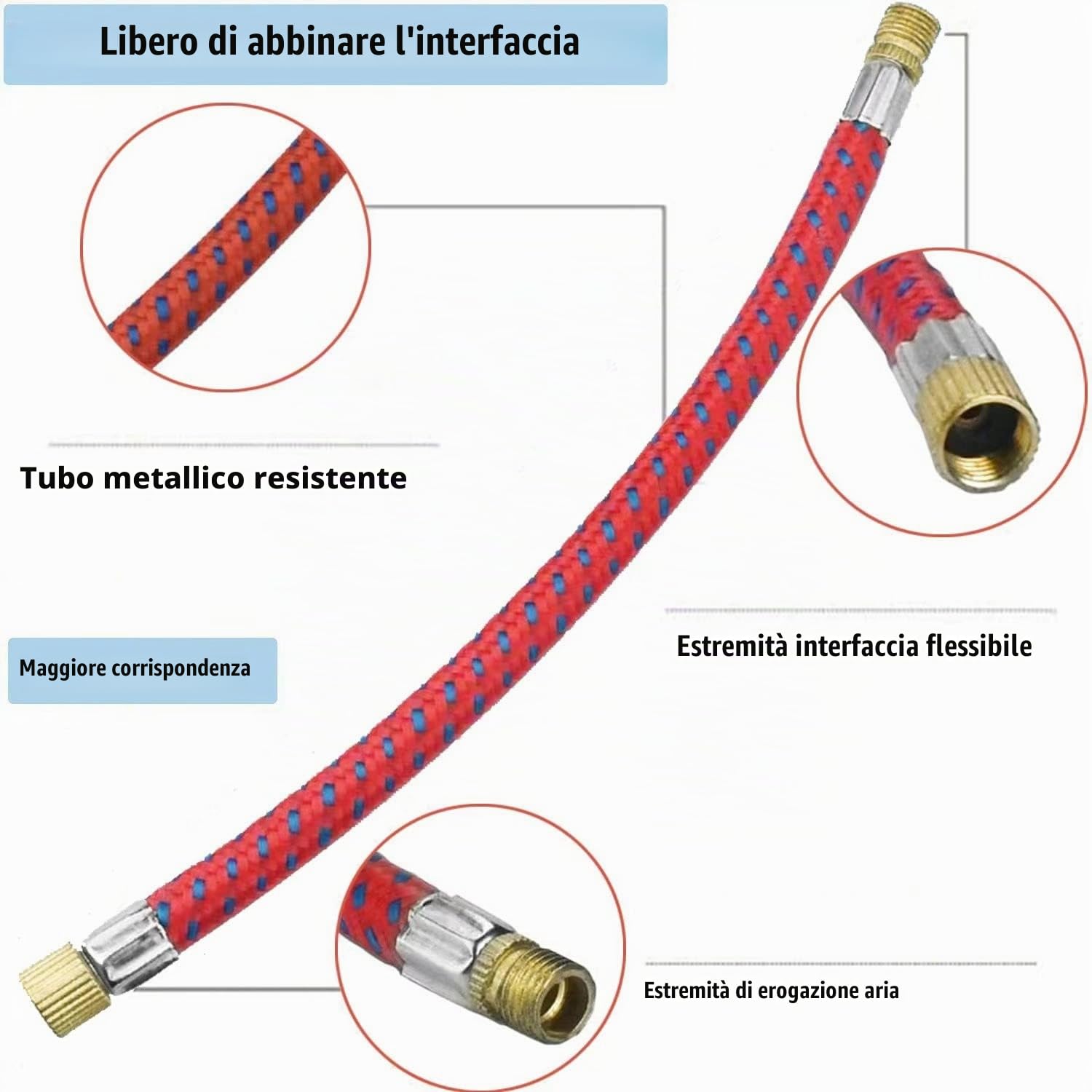 Pneumatici Estensione Valvola Prolunga valvola Adattatore 2 Pezzi Prolunga per Valvola in Rame per Scooter MonopattinoAuto Moto Bici Scooter Camion Gomma Estensori Valvola | Estensione valvola