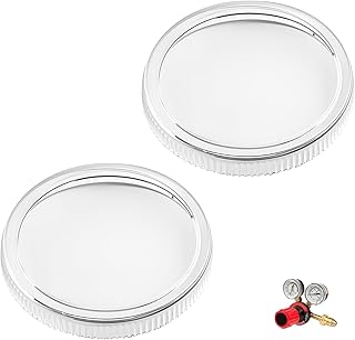 2" Clear Replacement Regulator Gauge Lens/Cover – Durable 1/4 Turn Twist Lock Design, Pressure Gauge Protective Cover for Easy-to-Read Measurements, Restores Gauge Appearance & Functionality - 2 Pack