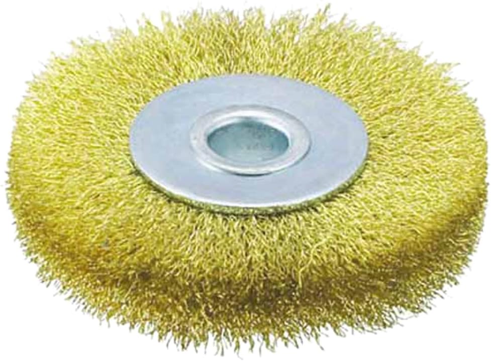 TRUSCO TB-6334 Foil Brush, 2.6 x 0.4 inches (65 x 10 mm) Hole, Brass Wire, Wire Diameter 0.006 inches (0.15 mm)