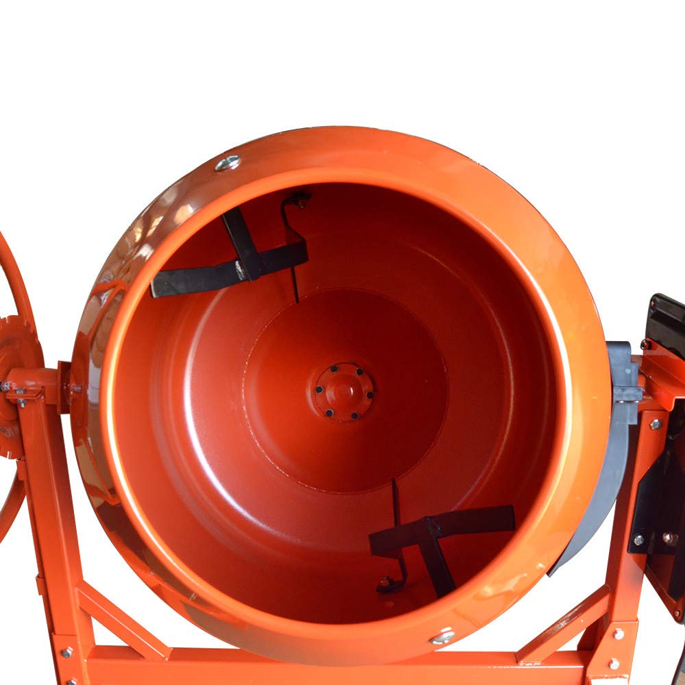 2500W Heavy-Duty Electric Concrete Mixer – Galvanized Dual Paddles, 6-Speed + Trigger Lock, Splash-Free Design, For Mortar, Concrete, Glue, And Paint