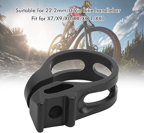 Miniatura 3 de Abrazadera de gatillo de bicicleta, abrazadera de palanca de cambios de bicicleta de 0.9 pulgadas, aleación de aluminio y acero inoxidable,