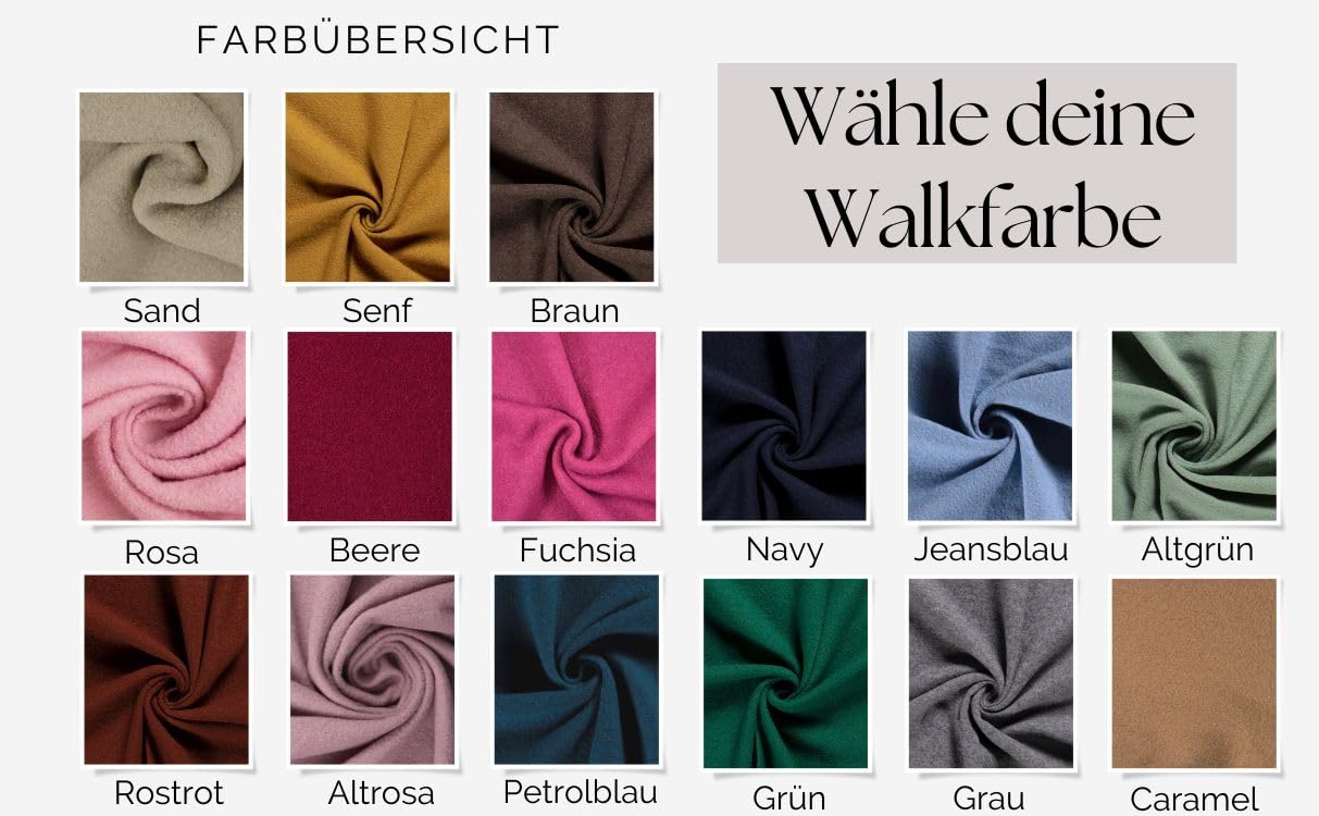 Lilakind Walkoverall für Babys & Kinder – Wunschfarbe, Innenfutter wählbar, Bündchenfarbe & Taschen nach Wunsch – Wollwalk Handmade