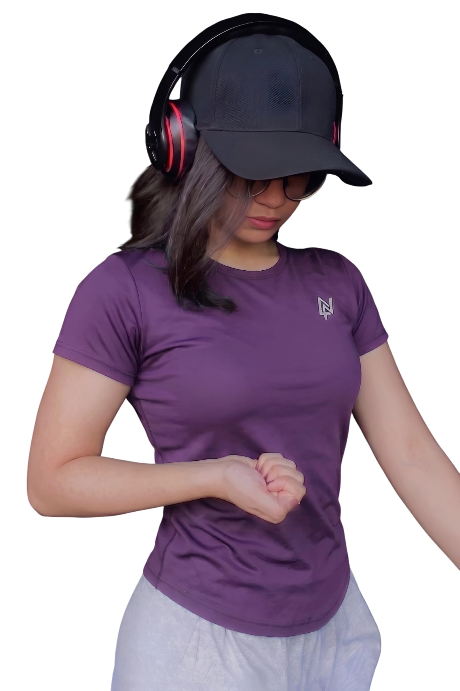 Half Sleeve Gym T-Shirt for Women-Quick Dry Sports & Workout T-Shirt for Women, Activewear for Running, Casual & Gym Use-image-44