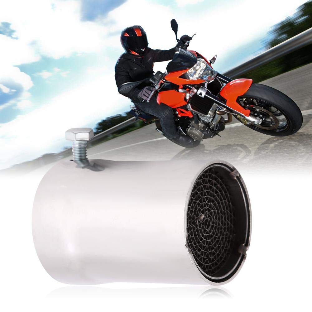 Silencieux de Tuyau D'échappement de Moto, Le Silencieux Universel de de Silencieux de Tuyau D'échappement de Moto de 51mm Peut Chicane (3), système d'échappement,Tuyau d'échappement