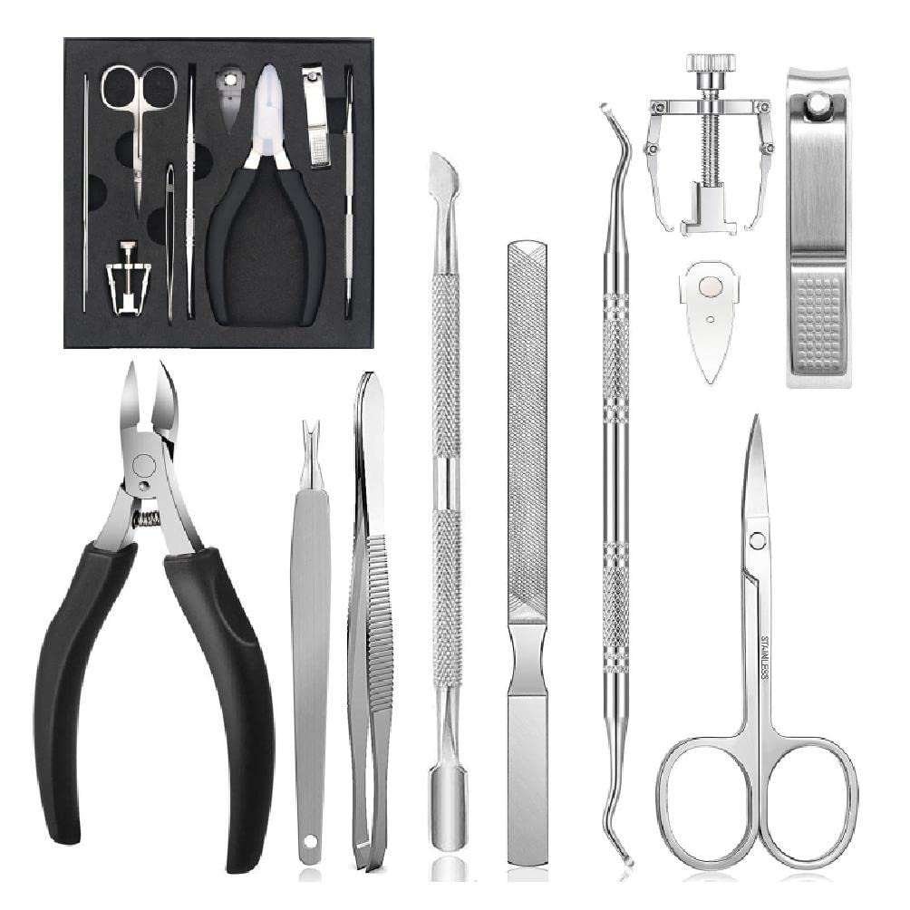 chengzui Toenail Clippers for Seniors Only Ingrown Toenail Tools Ingrown Toenail Removal Kit Professional Ingrown Toenail Tools