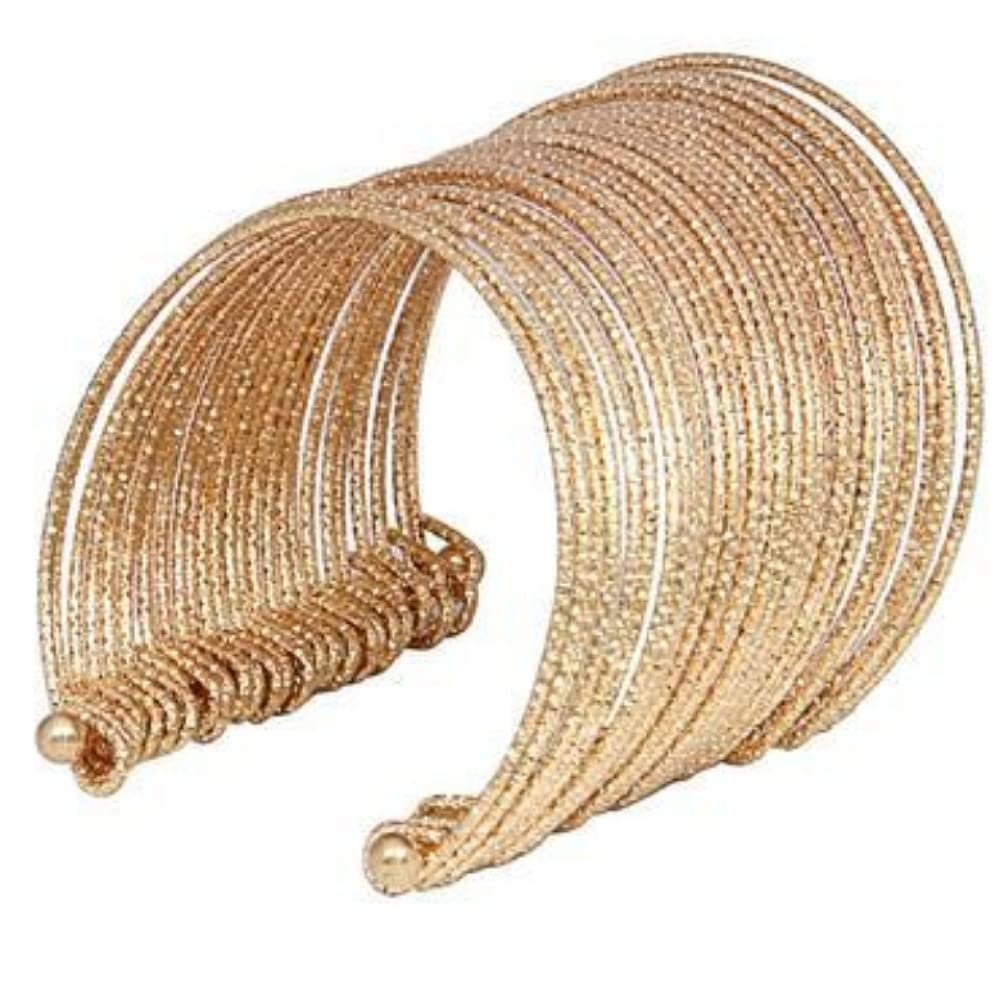 Golden Casual Adjustable Bangles/Cuff/Bracelet for Women and Girls (B0BWL1YYP2) Amazon Price History, Amazon Price Tracker